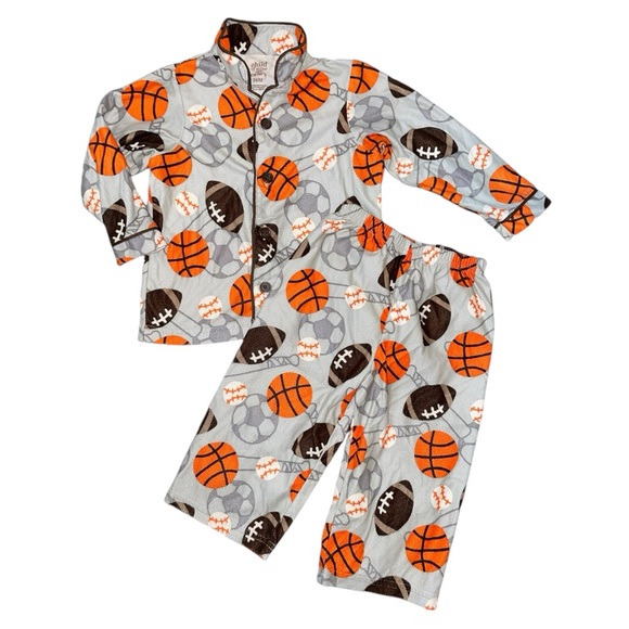🔥 5 for $30 🔥 The Children’s Place Boys Sports 2 Piece Pajama Set | 24M - Picture 1 of 4